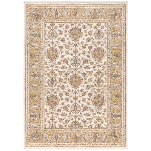 Sphinx Maharaja Area Rug 5091W Traditional Ivory Repeat Half-Brick 2' x 3' Rectangle