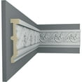 thumbnail image 5 of Ekena Millwork 5"H x 1"P x 94 1/2"L, (3 7/8" Repeat), Wellington Chair Rail (12-Pack), 5 of 6