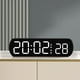thumbnail image 1 of Reloj despertador LED multifuncional, blanco, 1 of 5