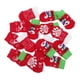 thumbnail image 2 of 4 juegos de calcetines de algodón antideslizantes para mascotas, perros, cachorros, gatos, con estampado navideño, talla S, 2 of 6