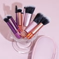 thumbnail image 2 of Portable Makeup Brush Set for Foundation Blush Eye Shadow 10Pcs Tiny Full Complete Cosmetic Brushes, 2 of 8