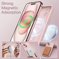 thumbnail image 3 of JETech Magnetic Silicone Case for iPhone 15 6.1-Inch, Compatible with MagSafe, Phone Cover with Camera Lens Full Protection (Pink), 3 of 6