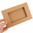 thumbnail image 5 of BESTYASH 10Pcs Light Brown Kraft Paper Envelop Storage Boxes for Postcard Mailing with Open Window 6.3X4.1X0.2In, 5 of 5