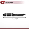 thumbnail image 3 of Unique Bargains 1 Set Car Bullet Antenna for Jeep Wrangler JK/JL 2007-2023 Decoration Only Black, 3 of 7