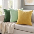 thumbnail image 6 of decorUhome 18x18 Set of 2 Throw Pillow Covers, Decorative Soft Chenille Pillow Covers for Couch, Sage Green, 6 of 9
