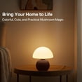 thumbnail image 2 of Mushroom Lamp Table Lamp for Bedroom,Desk Bedside Small Lamps for Living Room Night Stands,Mushroom Decor Cute Mini Modern Mid Century Lamps,Unique Aesthetic Home Living Room Decor(Coffee), 2 of 6
