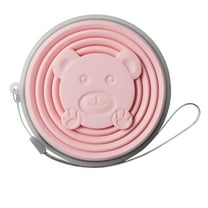 ACDANC Collapsible 6.7 oz Silicone Water Bottles