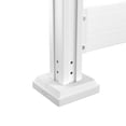 thumbnail image 4 of VEIKOUS Outdoor Fence Privacy Screen, 60"H x 40"W Freestanding Garden Screen W/Metal Stakes for Pool, Trash Enclosure, White, 4 of 21