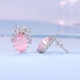 thumbnail image 3 of Bow Tie Stud Earrings 925 Sterling Silver Lightweight Comfortable Everyday Earrings, 3 of 9