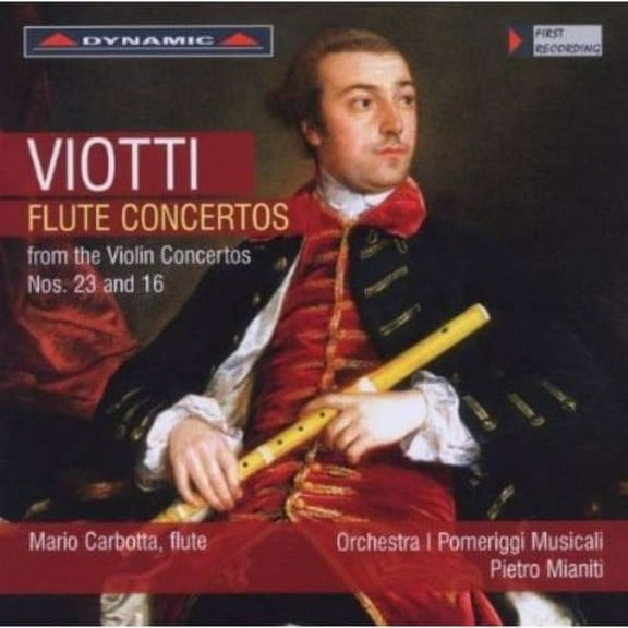 Mario Carbotta - Flute Ctos from Violin Ctos Nos 23 & 16 - Music & Performance - CD