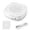 White, variant on Deago Compact Nail Dust Collector, Powerful Suction Portable Mini Quiet Nail Vacuum Fan with Filter Papers (10 Pcs) for Nail Tech, Salon & Home Use, White
