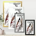thumbnail image 4 of Designart 'Ancient Beautiful Bird On A Branch' Traditional Framed Art Print, 4 of 4