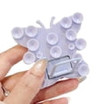 thumbnail image 1 of Daily Mix Store Butterfly Design Silicone Suction Cup Phone Holder, Foldable Adjustable Multi-Angle Universal Phone Stand Flexible Plastic Holder for All Smartphone Models, 1 of 9