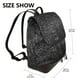 thumbnail image 2 of Balery Black And White Dotted Mochila de Cuero para Mujeres, Gran Capacidad, Bolsa de Viaje Multifuncional, Mochila de Cuero y Bolsa de Hombro para Mujeres, 2 of 4