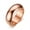 Rose gold, variant on Men's Ring Titanium Steel Geometric Ring Electroplated Finish Band Holiday Present Men Jewelry Gift for Him Father