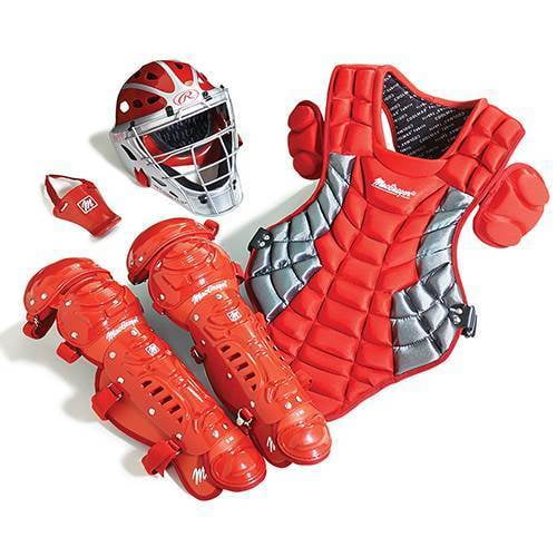 MacGregor Prep Catcher's Gear Pack in Scarlet Red/Silver (Ages 1215