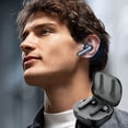 thumbnail image 1 of Auriculares Bluetooth Estéreo Compactos Grises con Estuche de Carga Inalámbrica, Verdaderos Inalámbricos TWS, 1 of 7