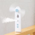 thumbnail image 4 of Ventilador de mano Mini Mist Air Cooler Humidificador de enfriamiento recargable portátil para viajes de oficina en casa, Azul Noticed HA005748-03, 4 of 6