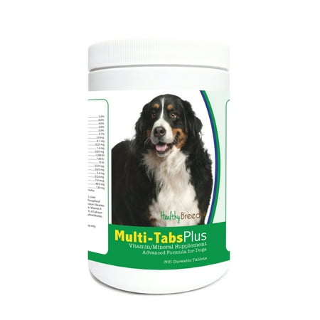 UPC: 0840235123583 | Healthy Breeds Dog Multi-Tab Vitamin and Mineral Supplement for Bernese Mountain Dog  365 Chews