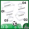 thumbnail image 3 of Football Pattern Cookie Cutters Cake Fondant Hexagon Cutter for Kitchen DIY Decorating Tools, 3 of 6