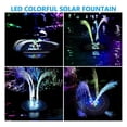 thumbnail image 4 of 6W Solar Fountain Pump for Water Feature with Cord,Solar Bird Bath Fountain ,Solar Powered Water Fo_Perfect Gift, 4 of 5