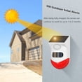 thumbnail image 5 of Alarma solar con control remoto Detector de movimiento Luz de alarma al aire libre 120db Sonido Luz de sirena de seguridad Impermeable Protegido para su hogar, 5 of 5