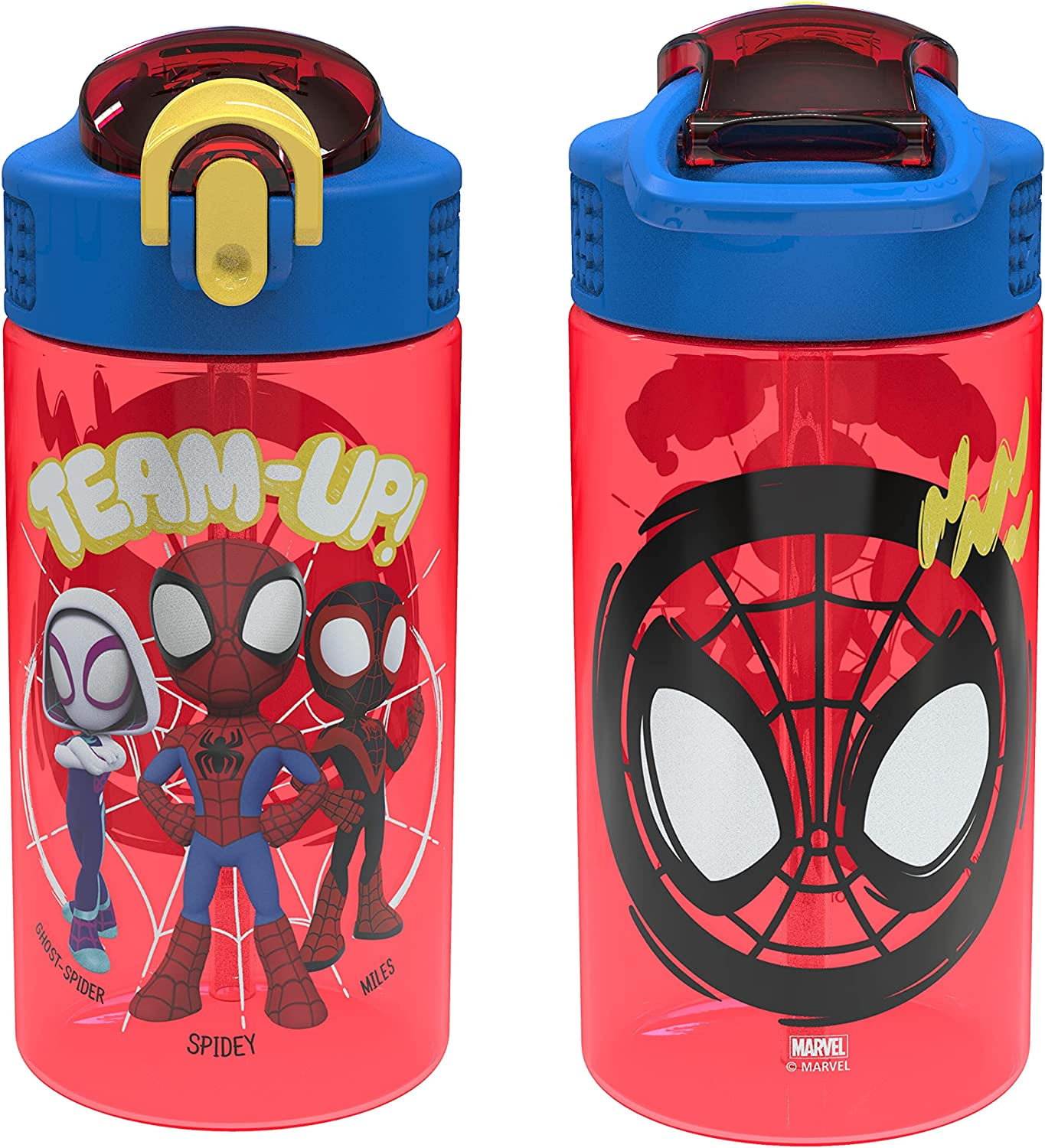 Vaso con Tapa y Popote Spidey Marvel de Fun Kids - Palitroche Store