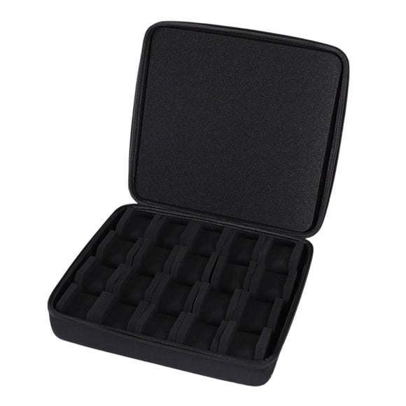 Estuche Organizador de Relojes Caja para Guardar Relojes Contenedor de Relojes Bolsa de Transporte con Compartimentos Interiores Acolchados Fabricado