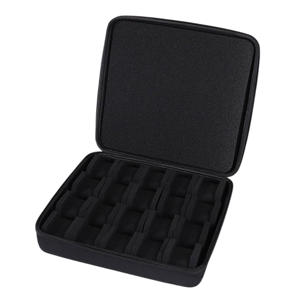 Estuche Organizador de Relojes Caja para Guardar Relojes Contenedor de Relojes Bolsa de Transporte con Compartimentos Interiores Acolchados Fabricado