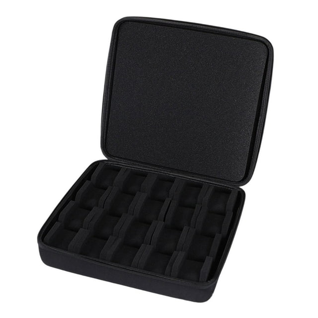 Estuche Organizador de Relojes Caja de Almacenamiento para Relojes Caja Portadora de Pulseras Maletín Portátil Impermeable Hecho de Tela Oxford y EVA