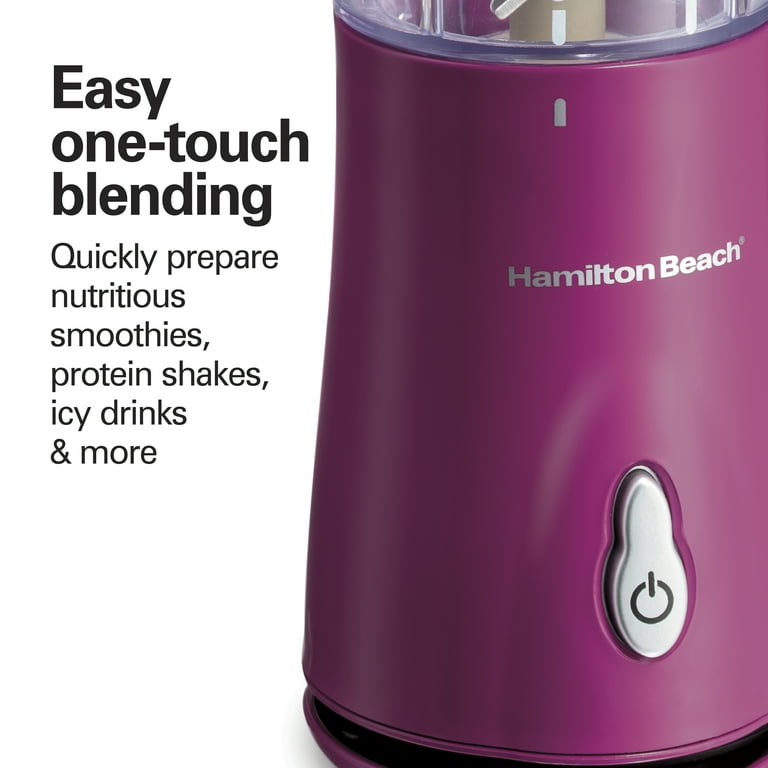 Hamilton Beach Single Serve Blender with Travel Lid, Raspberry, New, 51131 Hamilton Beach Single Serve Blender with Travel Lid, Raspberry, New, 51131