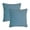 Atlantic Blue, variant on Sherry Kline Elite Velvet Corded-Edge Pillow Covers, Decorative Throw Pillow Covers for Your Living Room and Bed (Set of 2, Taupe Grey, 22x22)