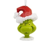 Hallmark Dr. Seuss's How the Grinch Stole Christmas! Grinch in Santa Hat Ornament, 0.17lbs