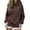 Coffee, variant on Basysin Sweatshirts For Women Side Slit Oversized Pullover Tops with Pocket | Long Sleeve Casual Sweatshirts Atheltic Workout Sweater Tops Fall Fashion