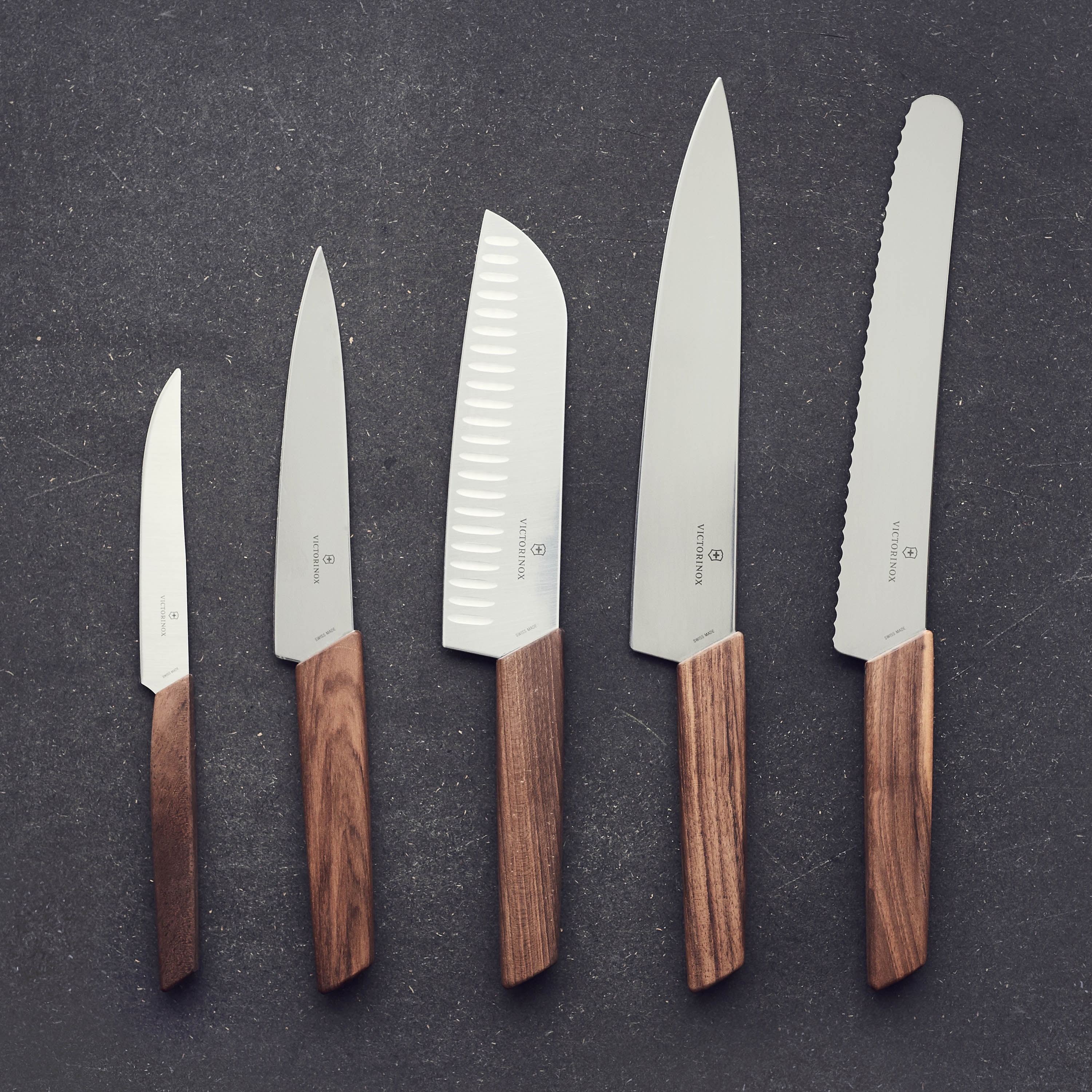 Victorinox Swiss Modern 6 Piece Knife Block Set - Smoky Mountain Knife Works