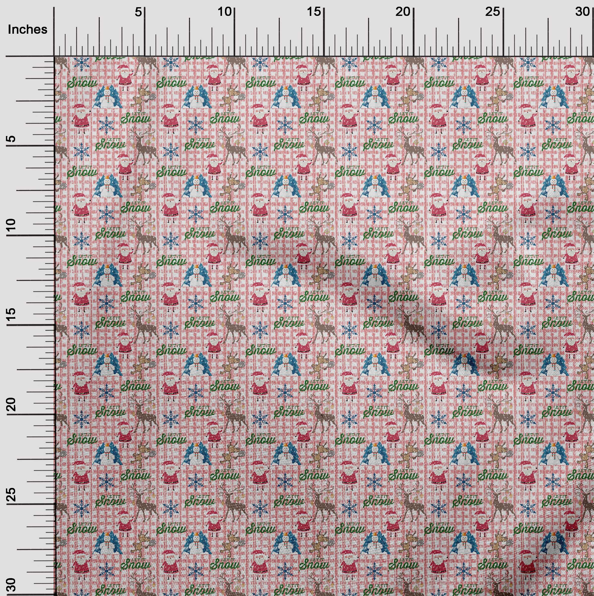 oneOone Cotton Poplin Twill Froly Fabric Christmas Christmas Quilting Supplies Print Sewing Fabric By The Yard 56 Inch Wide