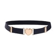 thumbnail image 1 of Ceintures Extensibles pour Enfants Filles Multicolores Ceintures de Taille Élastiques Ajustables avec Boucle en Forme de Cœur pour Uniforme Pantalon de Robe, 1 of 7