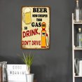 thumbnail image 3 of Carteles de licor de alcohol de arte de pared de placa de metal de pintura de hierro para barra de club de hotel Tmvgtek Para estrenar, 3 of 9