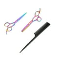 thumbnail image 1 of Thinning Shears Grooming Scissors Set Barber Shears Hairdressing Tools Pro Barber Salon Hair Cutting Thinning Scissors Shears Hairdressing 3 Colors, 1 of 8