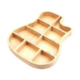 thumbnail image 4 of Caja de madera para púas de guitarra, 9 compartimentos, colecciones de joyeros, artesanía, resistente, multiusos, organizador de artículos pequeños, 4 of 9