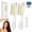 2Pack B, variant on Refillable Scalp Oil Applicator Comb, 7 Metal Massage Tips, Clear 10ml Reservoir, Precise Hair Serum Application for Home, Salon, Travel Use