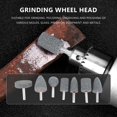 thumbnail image 2 of Juego de Puntas Piedra Abrasiva Broca Cabeza Pulido Muela con VáStago 1/4 Pulgada 7 Piezas Piedras Pulir, 2 of 5