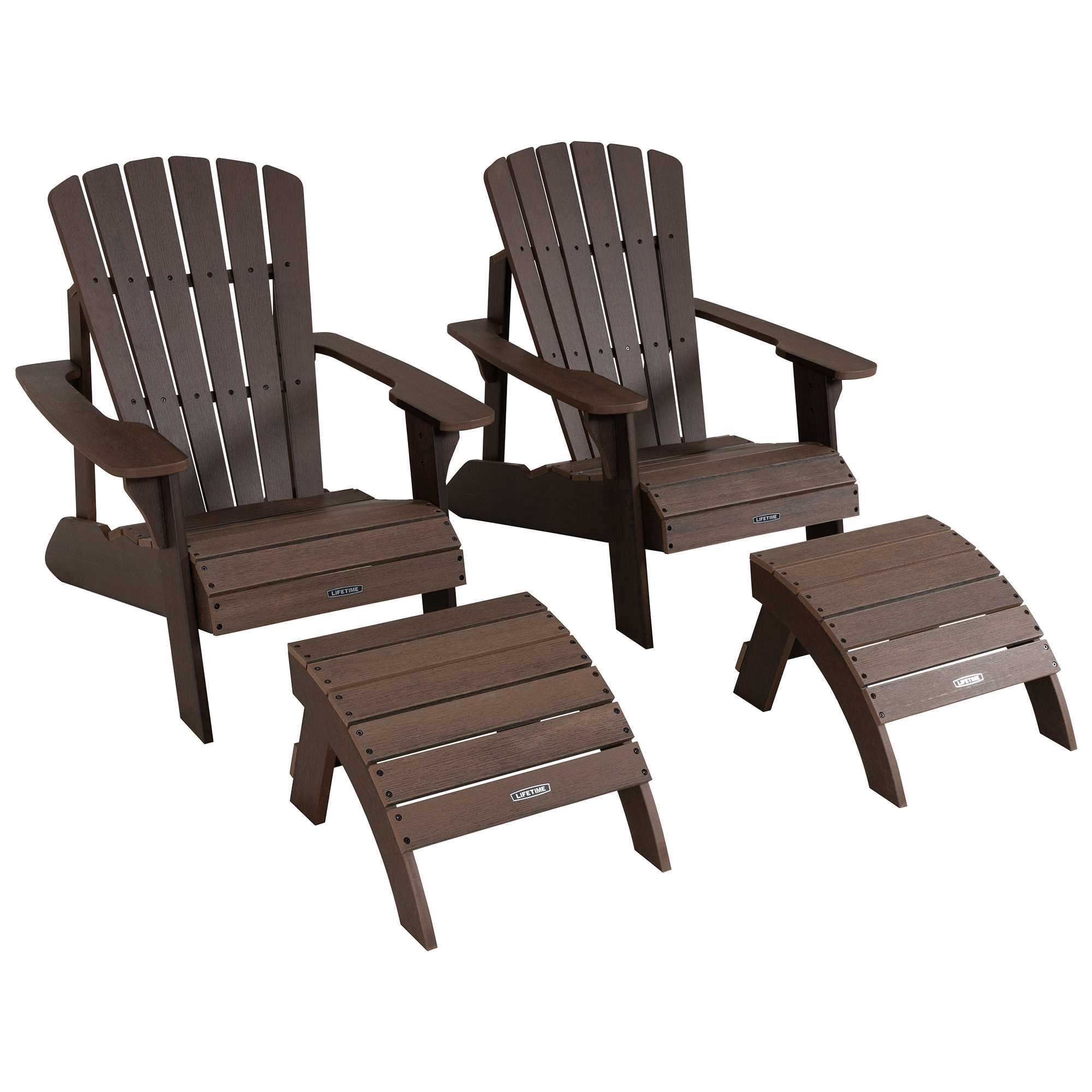 Lifetime adirondack chair and table combo deals