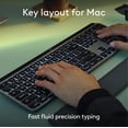 thumbnail image 2 of Teclado inalámbrico Logitech MX Keys S para Mac Space Grey, 2 of 9