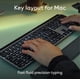 thumbnail image 2 of Teclado inalámbrico Logitech MX Keys S para Mac Space Grey, 2 of 9