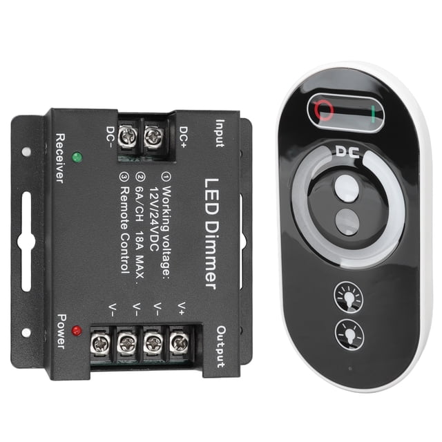 Atenuador de control remoto LED ANGGREK DC 12V 24V para tira de luz