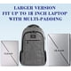 thumbnail image 5 of Mochila para portátil MATEIN extra grande de 18.4 pulgadas con puerto USB, gris, 5 of 9