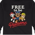thumbnail image 3 of Paw Patrol - Free To Be Pawsome - Toddler And Youth Long Sleeve Graphic T-Shirt, 3 of 6