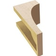thumbnail image 6 of 5"W x 5"D x 10"H Wide Stockport Rough Cedar Woodgrain TimberThane Corbel, Primed Tan, 6 of 6