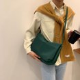 thumbnail image 1 of Bolso de mano de piel sintética para mujer, bandolera con cremallera para mujer (verde) Tmvgtek Para estrenar, 1 of 9